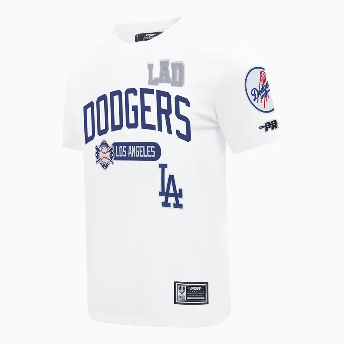 Men's Los Angeles Dodgers MLB Letterman T-Shirt Pro Standard - Tops and Bottoms USA