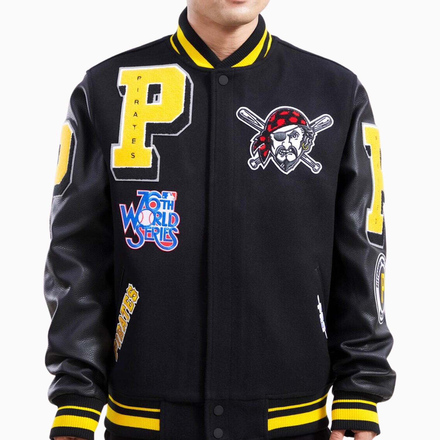 Veste matelassée vintage starter Pittsburgh Pirates noire homme M Veste matelassée vintage starter Pittsburgh Pirates noire homme M
