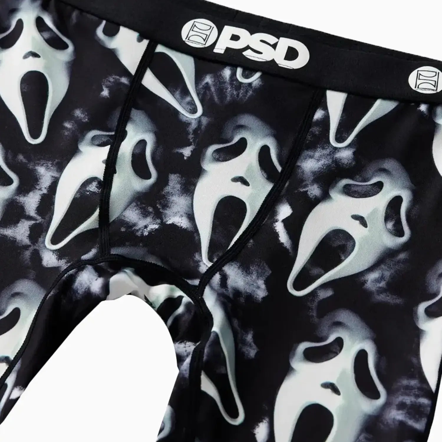 Kid's Ghost Face Dark Boxer Briefs