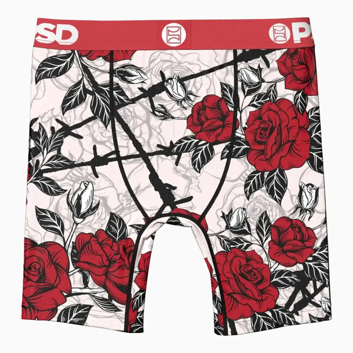 Kid's Rose Thorns Boxer Brief Psd Underwear - Tops and Bottoms USA