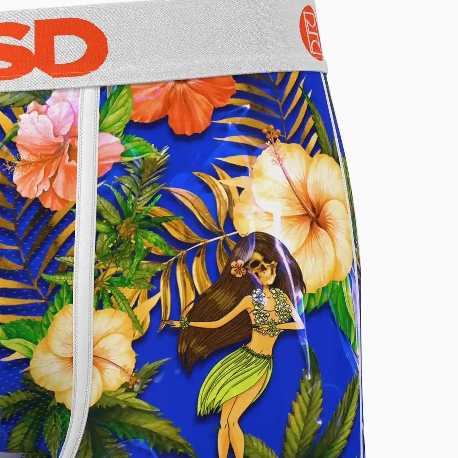 Men's Maui Wowie Check Boxer Briefs PSD Underwear - Tops and Bottoms USA