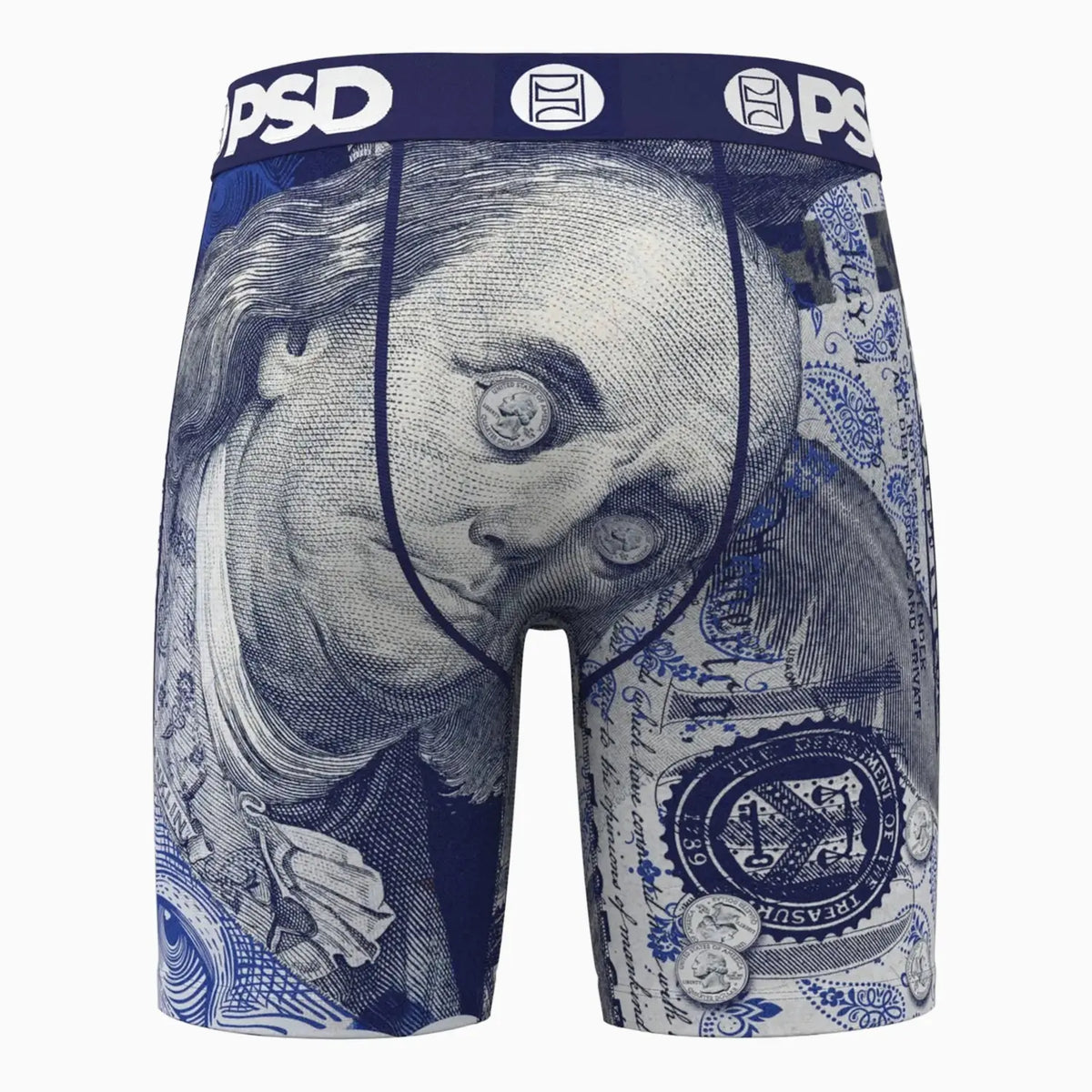 Men's Money Hungry Boxer Brief Psd Underwear - Tops and Bottoms USA
