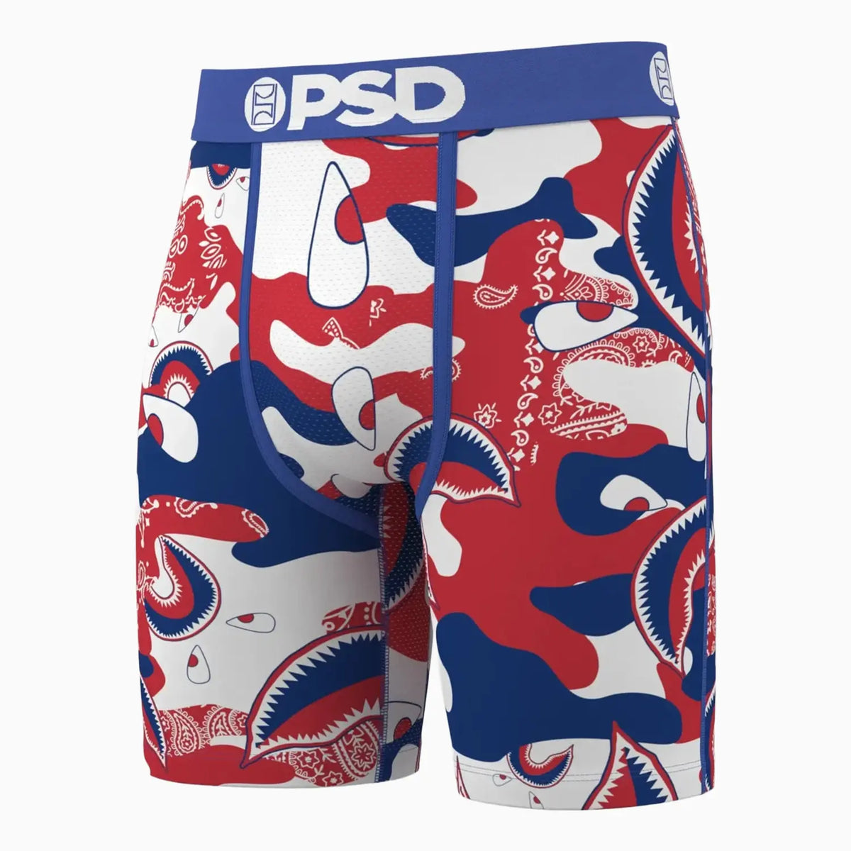 Men's Warface Camo Paisley Boxer Brief Psd Underwear - Tops and Bottoms USA