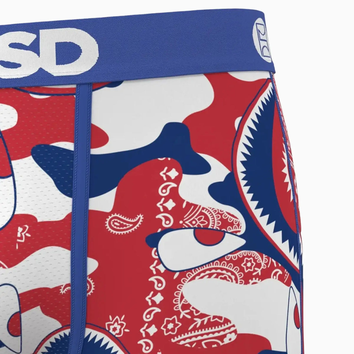 Men's Warface Camo Paisley Boxer Brief Psd Underwear - Tops and Bottoms USA