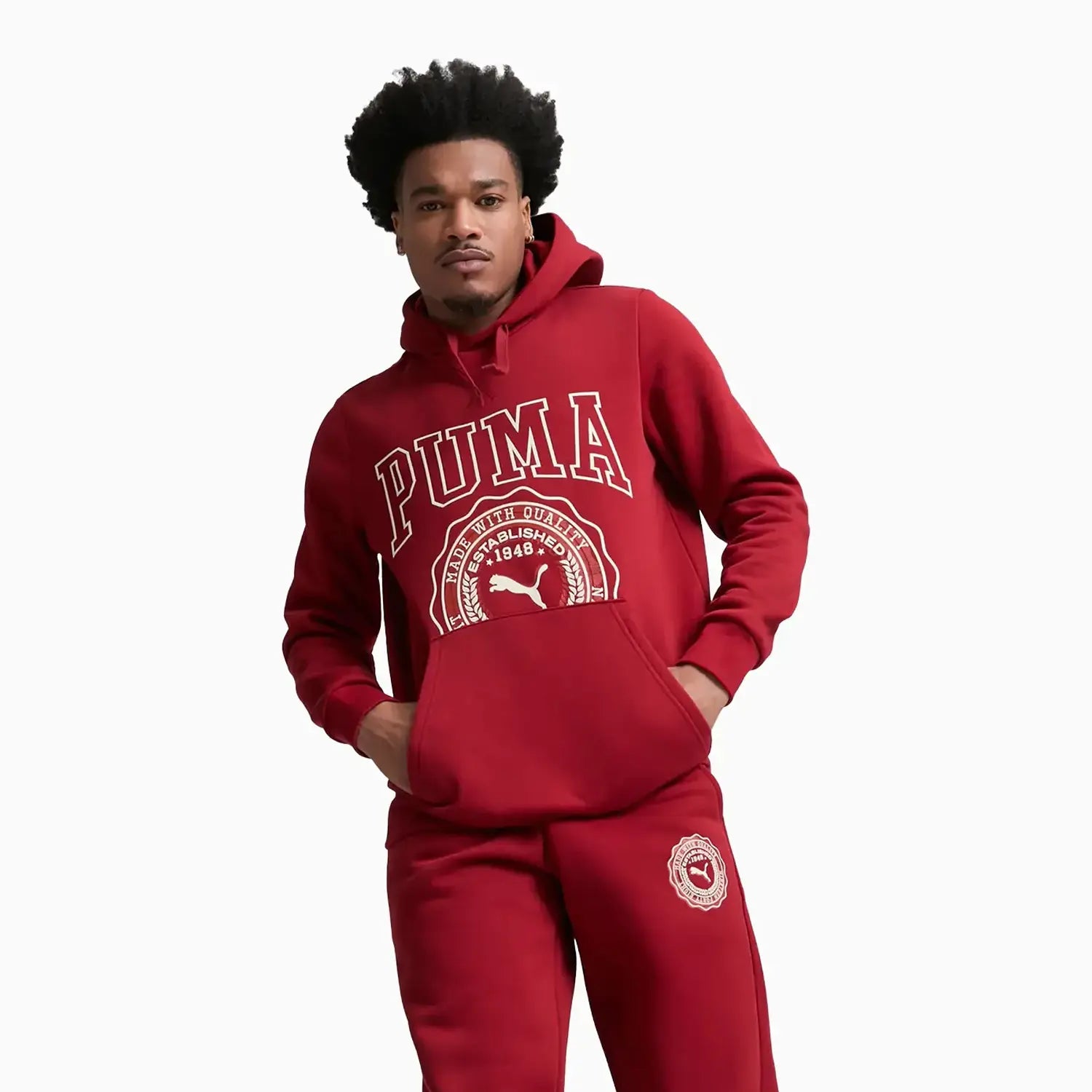 Puma sweatpants outfit sales