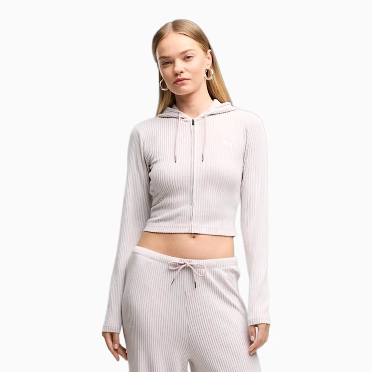 Women's Essentials Ribbed Soft Touch Outfit Puma - Tops and Bottoms USA