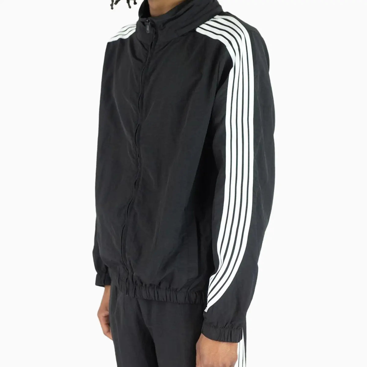 Kid's Striped Nylon Windbreaker Set Rebel Minds - Tops and Bottoms USA