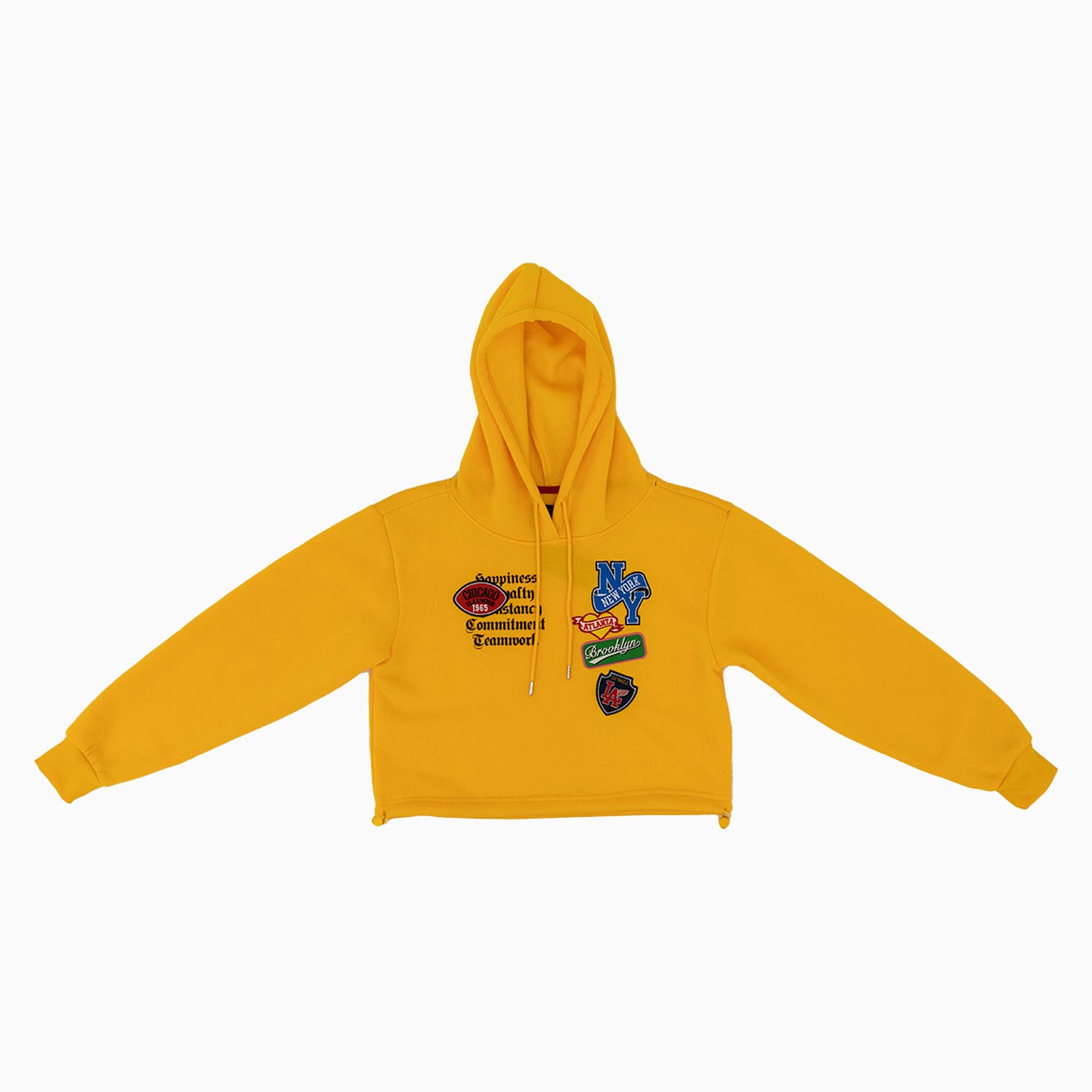 red-fox-womens-fleece-crop-graphic-pull-over-hoodie-hd2312-gd