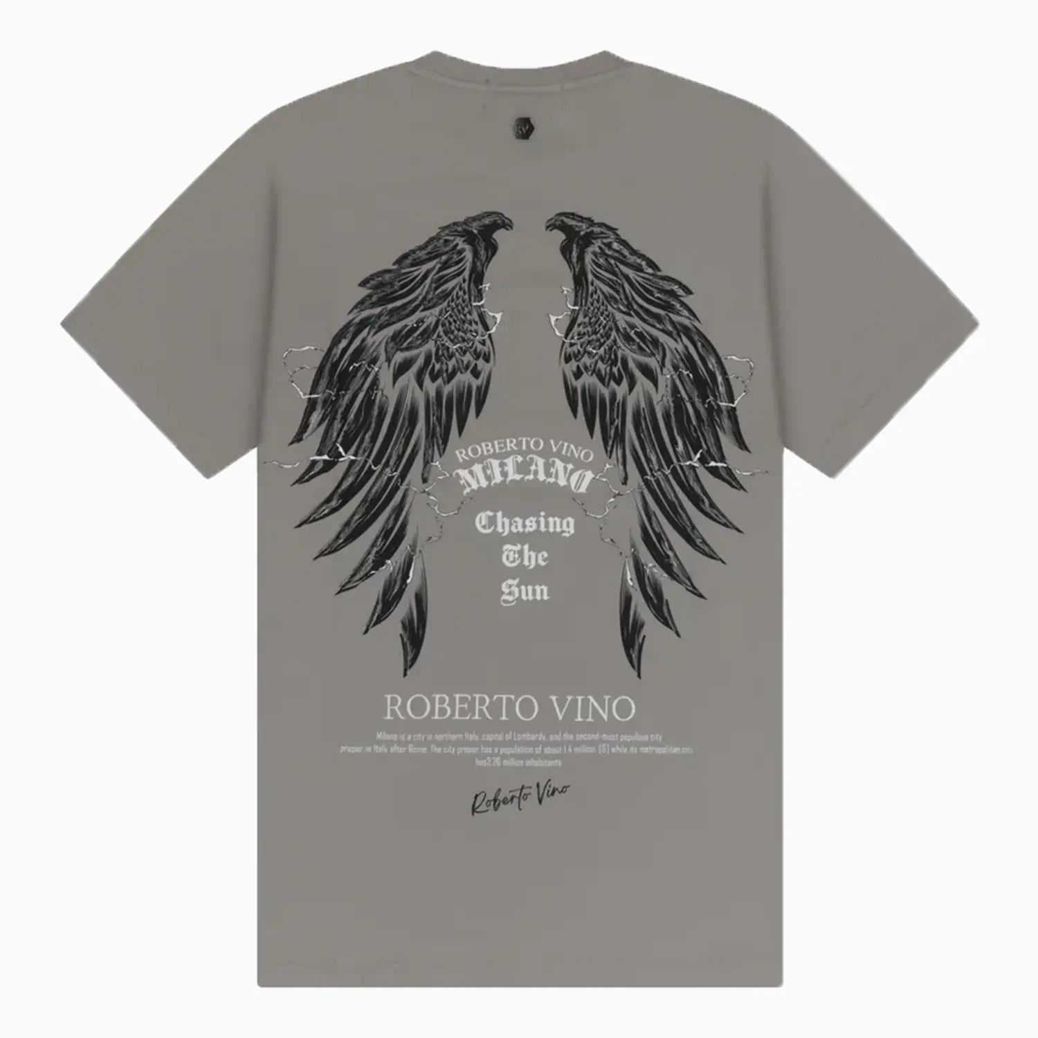 Men's Chasing The Sun Crew Neck T-Shirt Roberto Vino - Tops and Bottoms USA