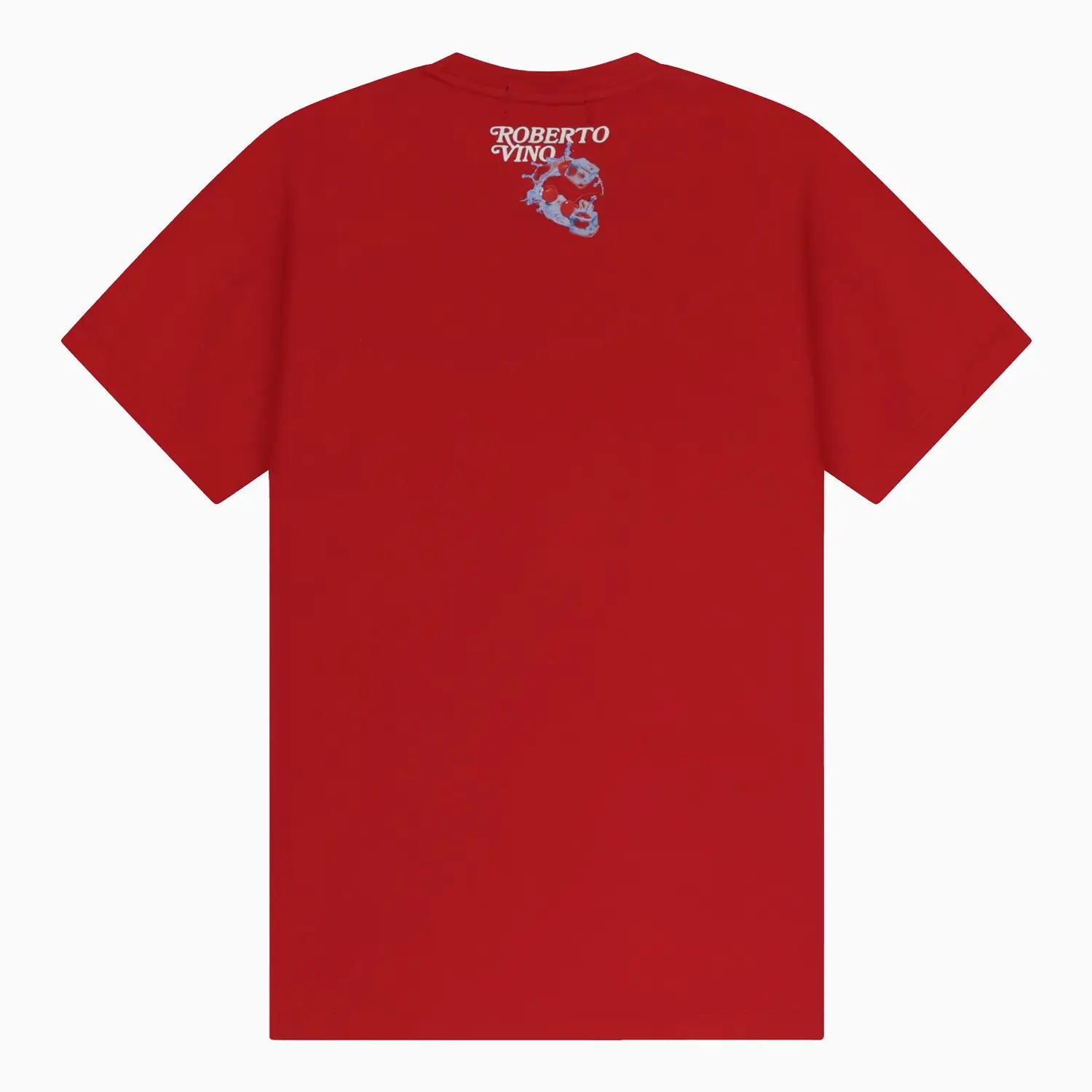 Men's Fresh Cherry Crew Neck T-Shirt Roberto Vino - Tops and Bottoms USA