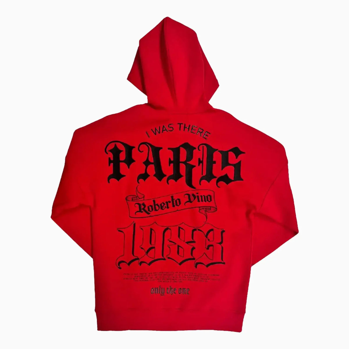 Men's Paris Pull Over Hoodie Roberto Vino - Tops and Bottoms USA