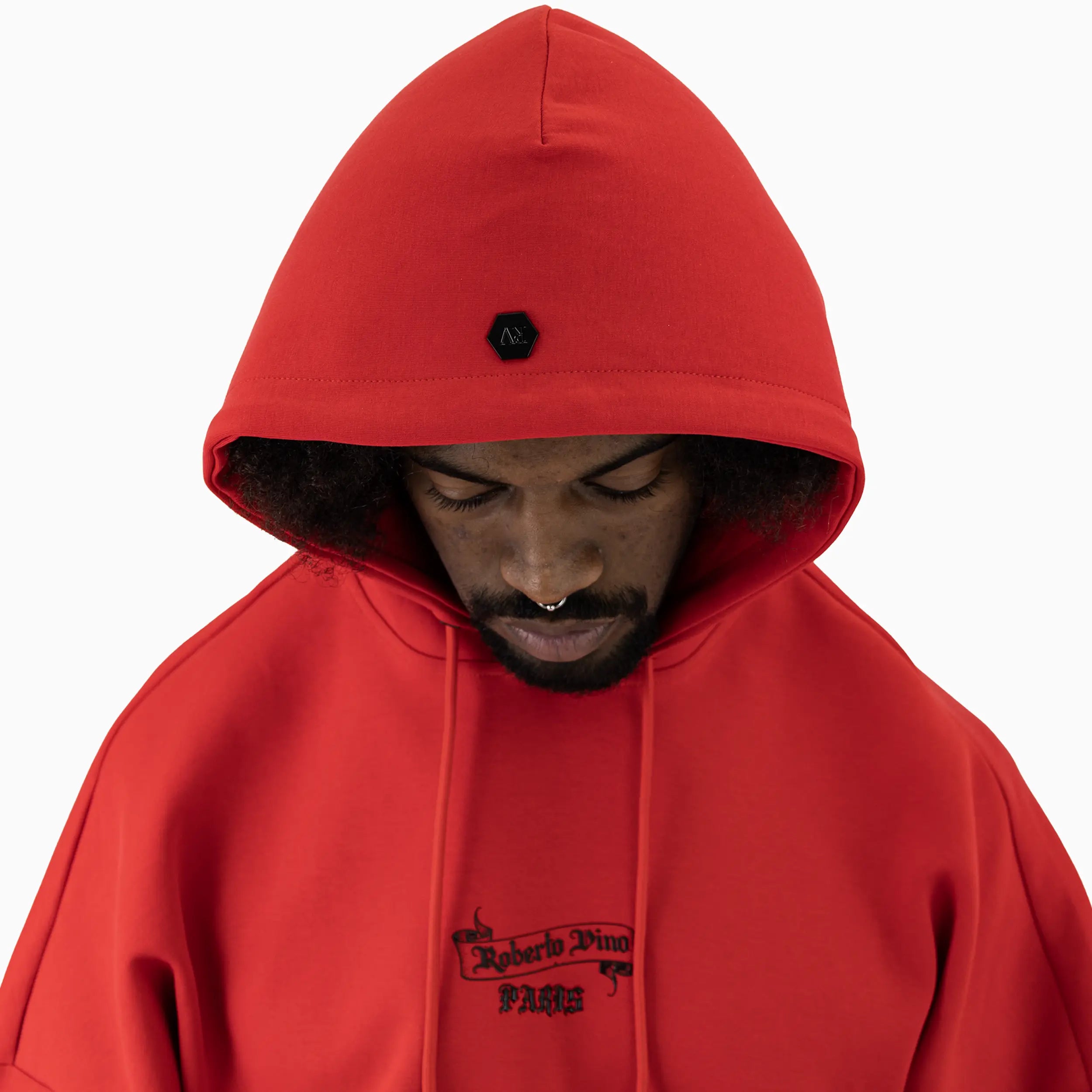 Men's Paris Pull Over Hoodie Roberto Vino - Tops and Bottoms USA