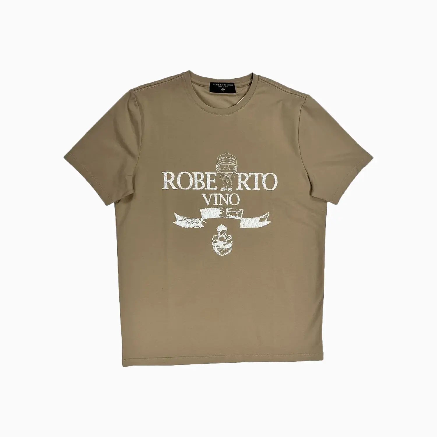 Men's Roberto Boy Crew Neck T-Shirt Roberto Vino - Tops and Bottoms USA