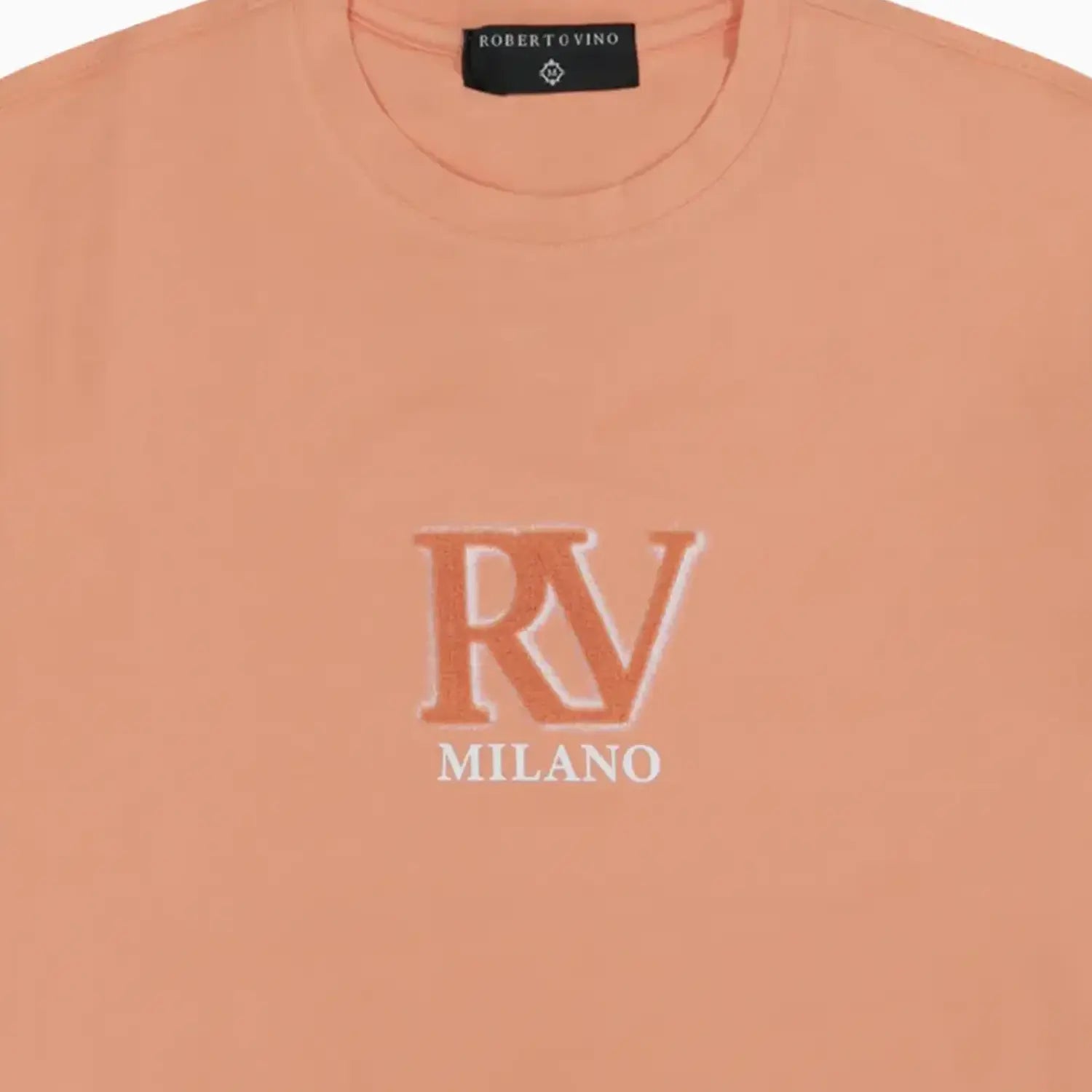 Men's RV Front Brush Crew Neck T-Shirt Roberto Vino - Tops and Bottoms USA