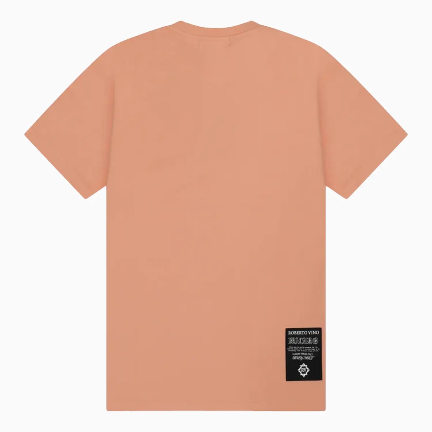 Men's RV Front Brush Crew Neck T-Shirt Roberto Vino - Tops and Bottoms USA