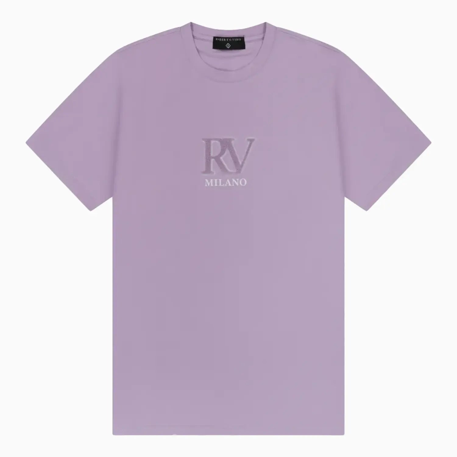 Men's RV Front Brush Crew Neck T-Shirt Roberto Vino - Tops and Bottoms USA