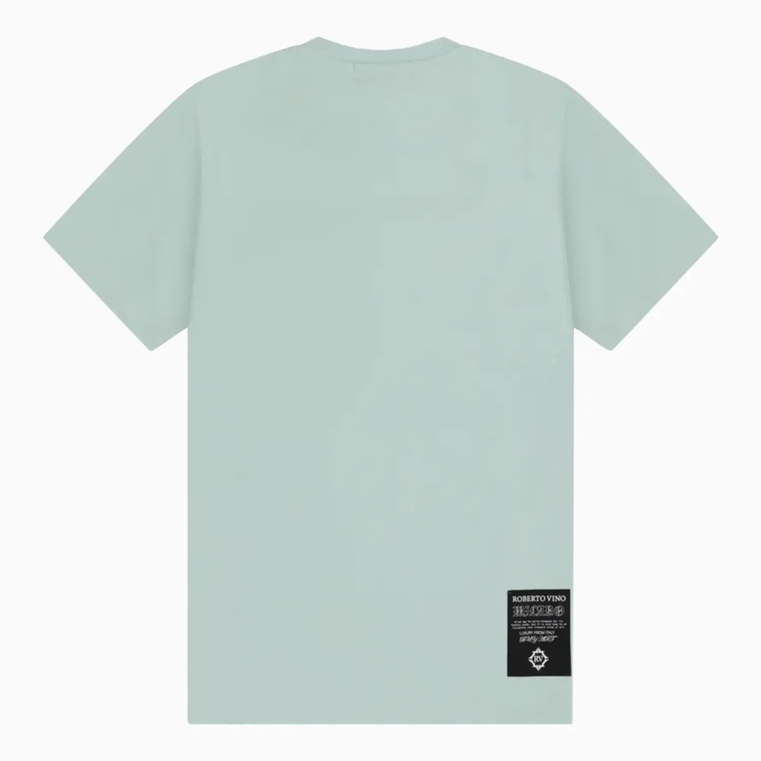 Men's RV Front Brush Crew Neck T-Shirt Roberto Vino - Tops and Bottoms USA