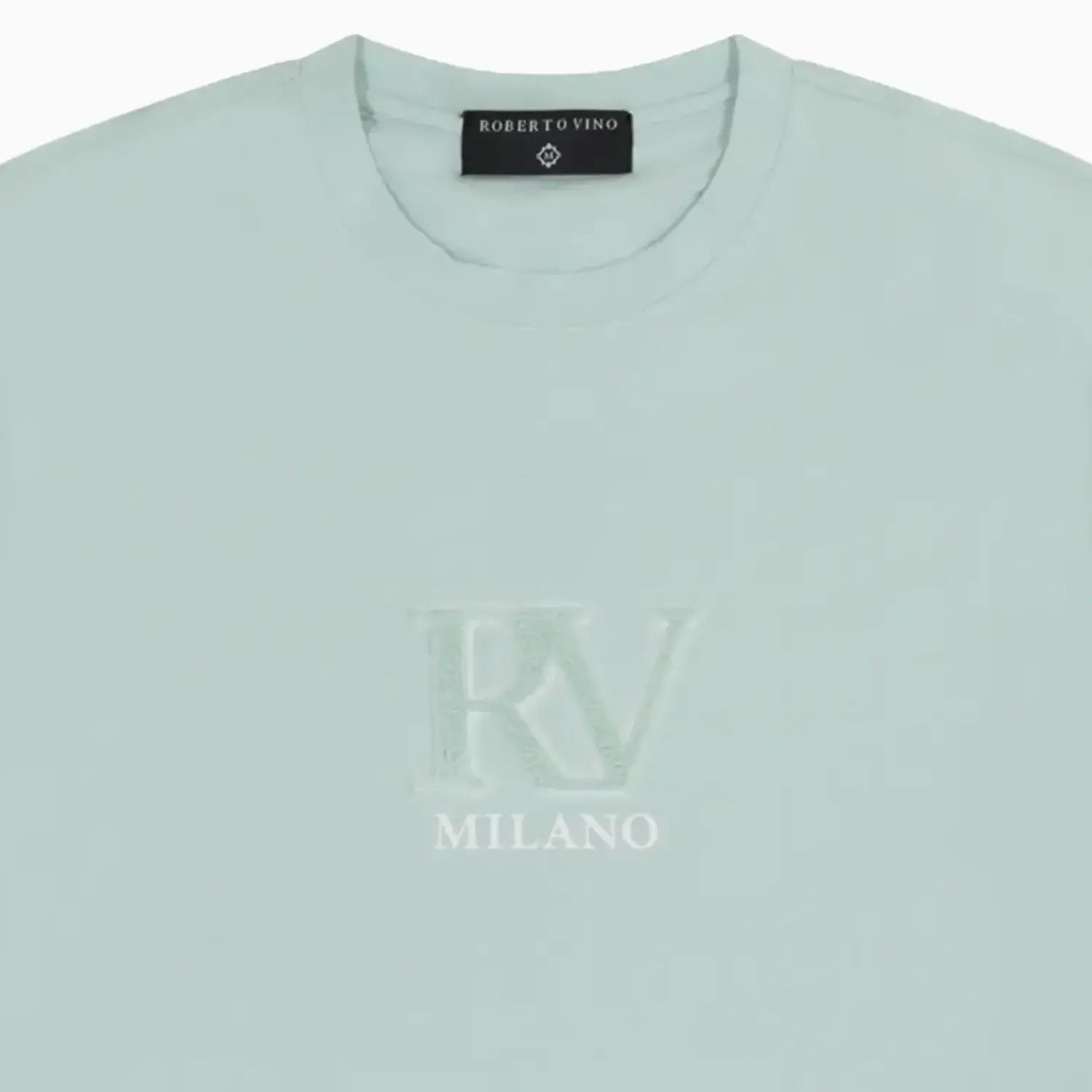 Men's RV Front Brush Crew Neck T-Shirt Roberto Vino - Tops and Bottoms USA