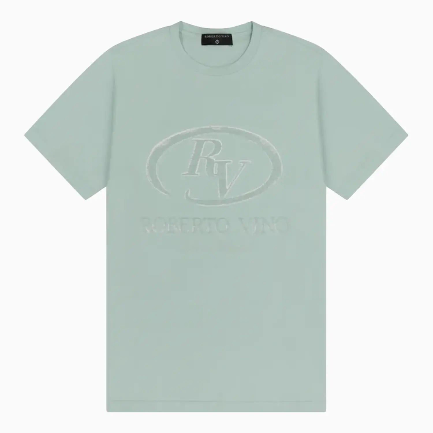 Men's RV Front Crew Neck T-Shirt Roberto Vino - Tops and Bottoms USA