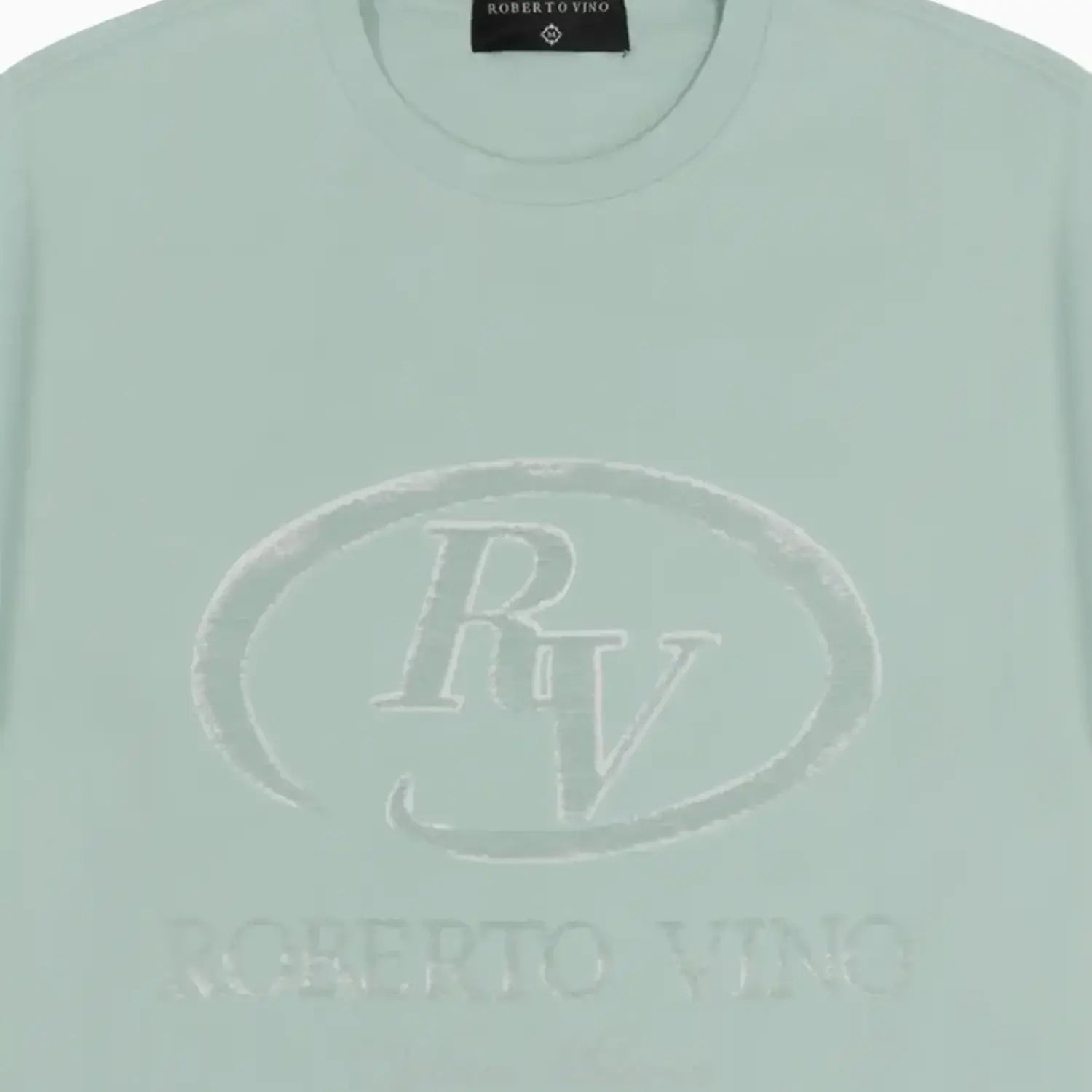 Men's RV Front Crew Neck T-Shirt Roberto Vino - Tops and Bottoms USA