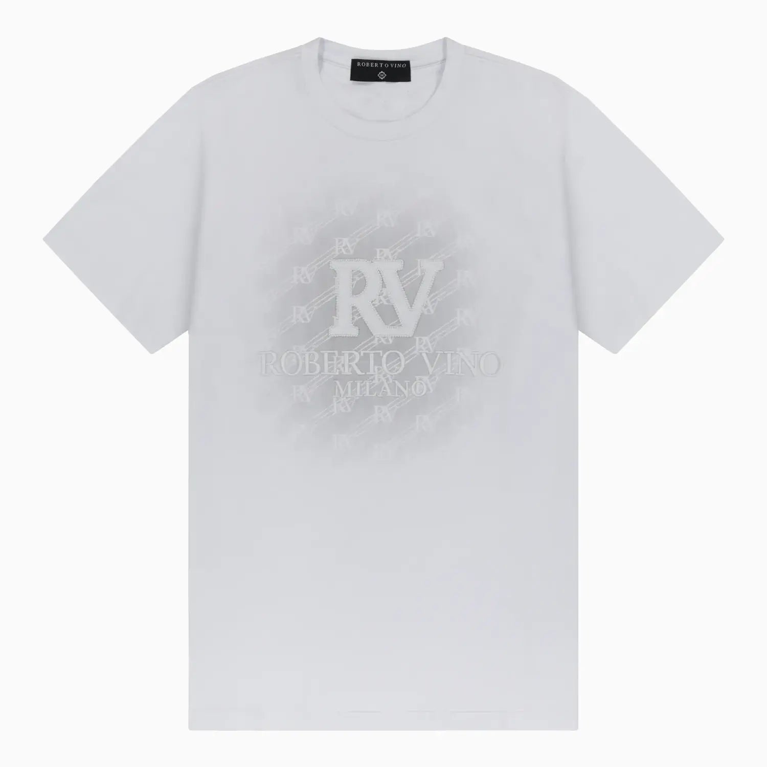 Men's RV Front Crew Neck T-Shirt Roberto Vino - Tops and Bottoms USA