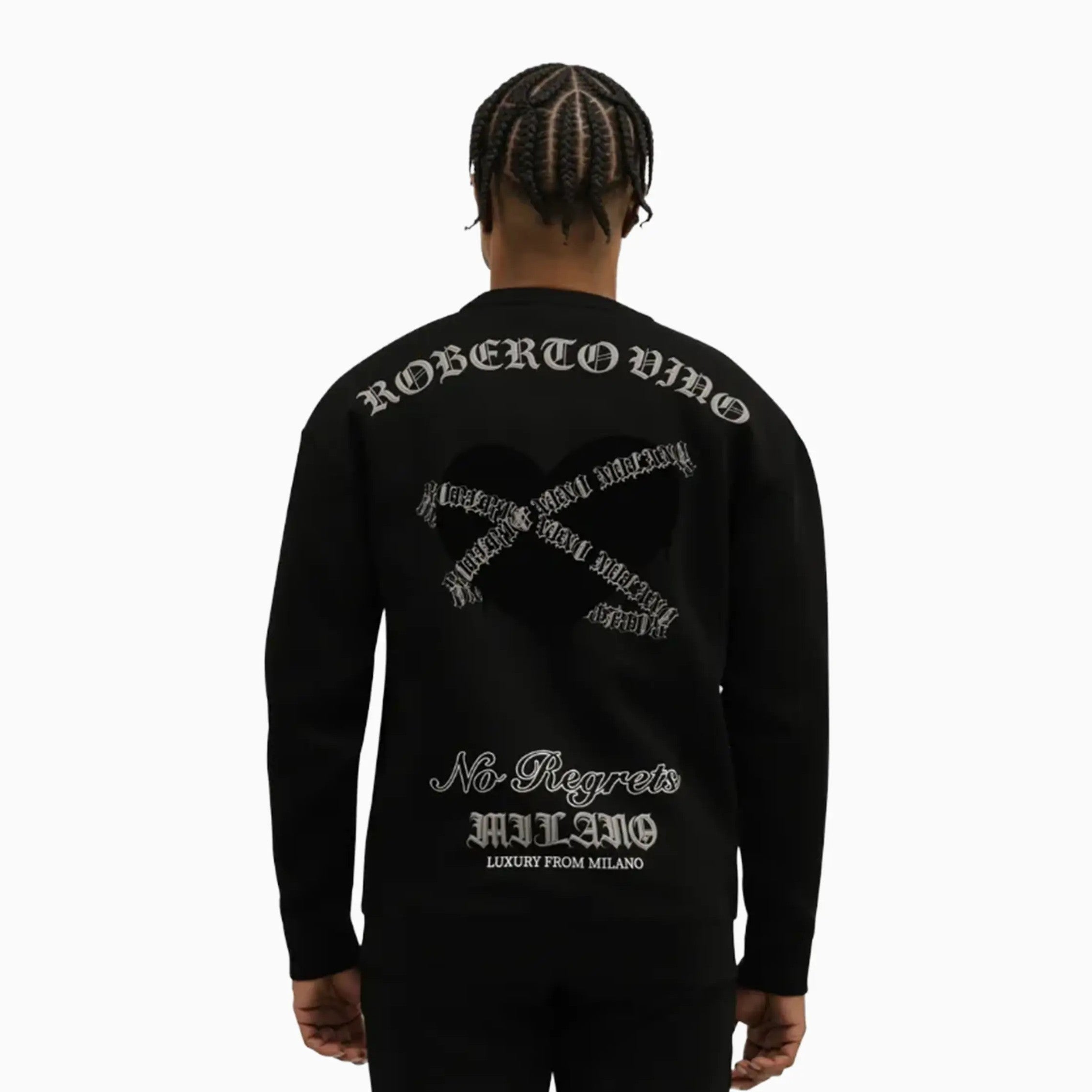 Men's The Heart Sweatshirt Roberto Vino - Tops and Bottoms USA