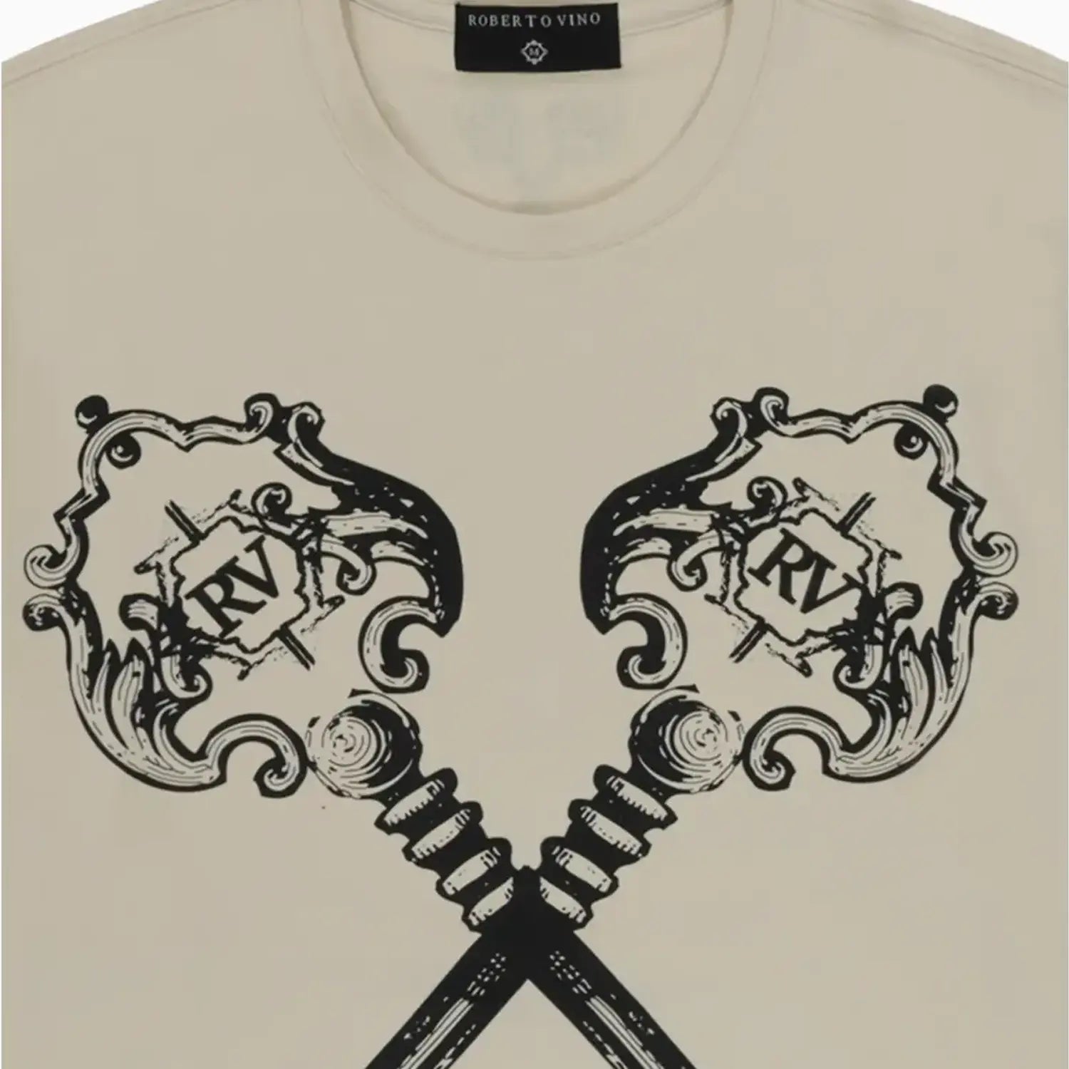 Men's Vino Keys Crew Neck T-Shirt Roberto Vino - Tops and Bottoms USA