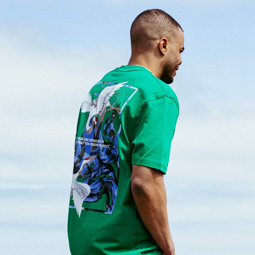 Men's Egret Graphics Short Sleeve T-Shirt Rocco - Tops and Bottoms USA