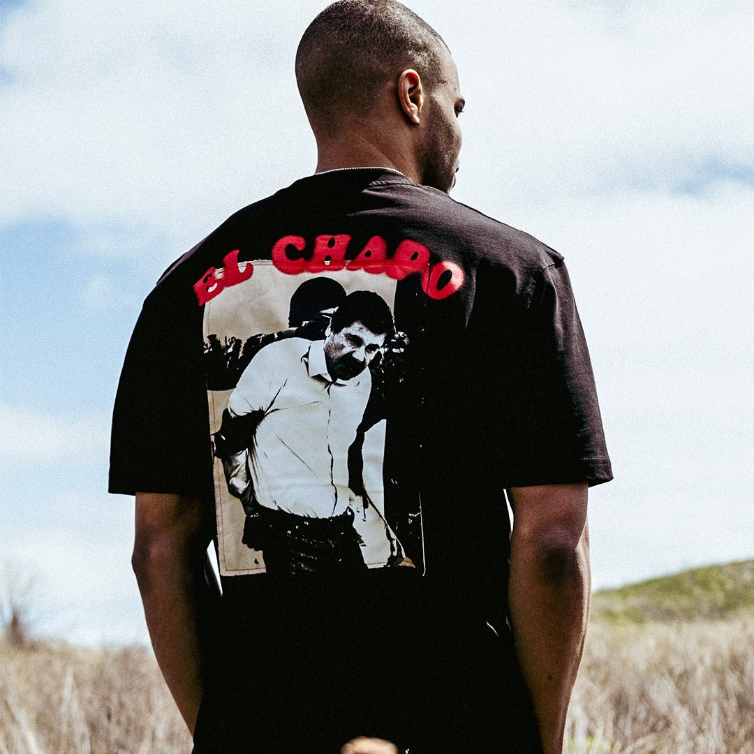 Men's El Chapo Graphics Short Sleeve T-Shirt Rocco - Tops and Bottoms USA