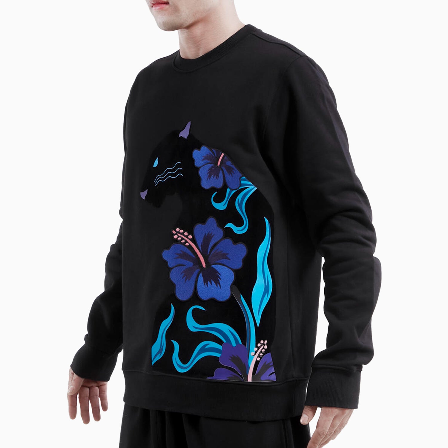 roku-studio-mens-blue-panther-crew-neck-sweatshirt-rk5481035-blk