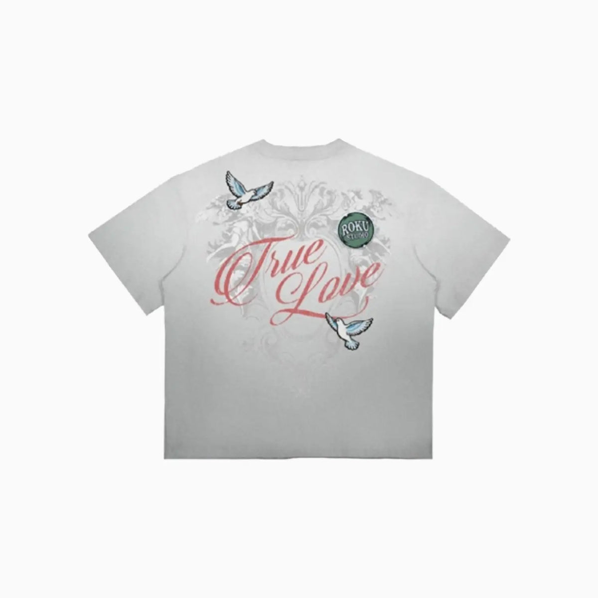 Men's Devotion Faded Relaxed Loose Fit T-Shirt Roku Studio - Tops and Bottoms USA