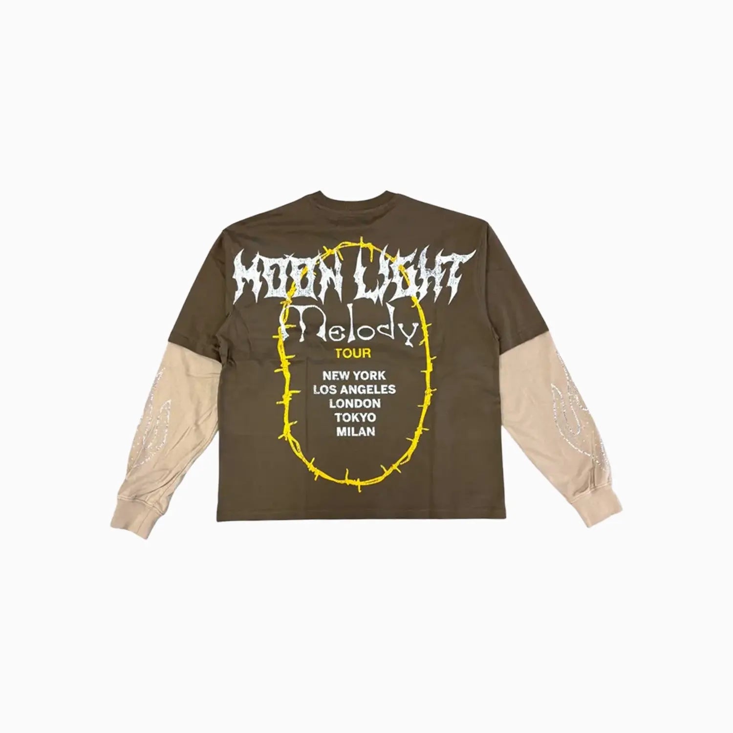 Men's Grave Yark Boxy Layered Long Sleeve T-Shirt