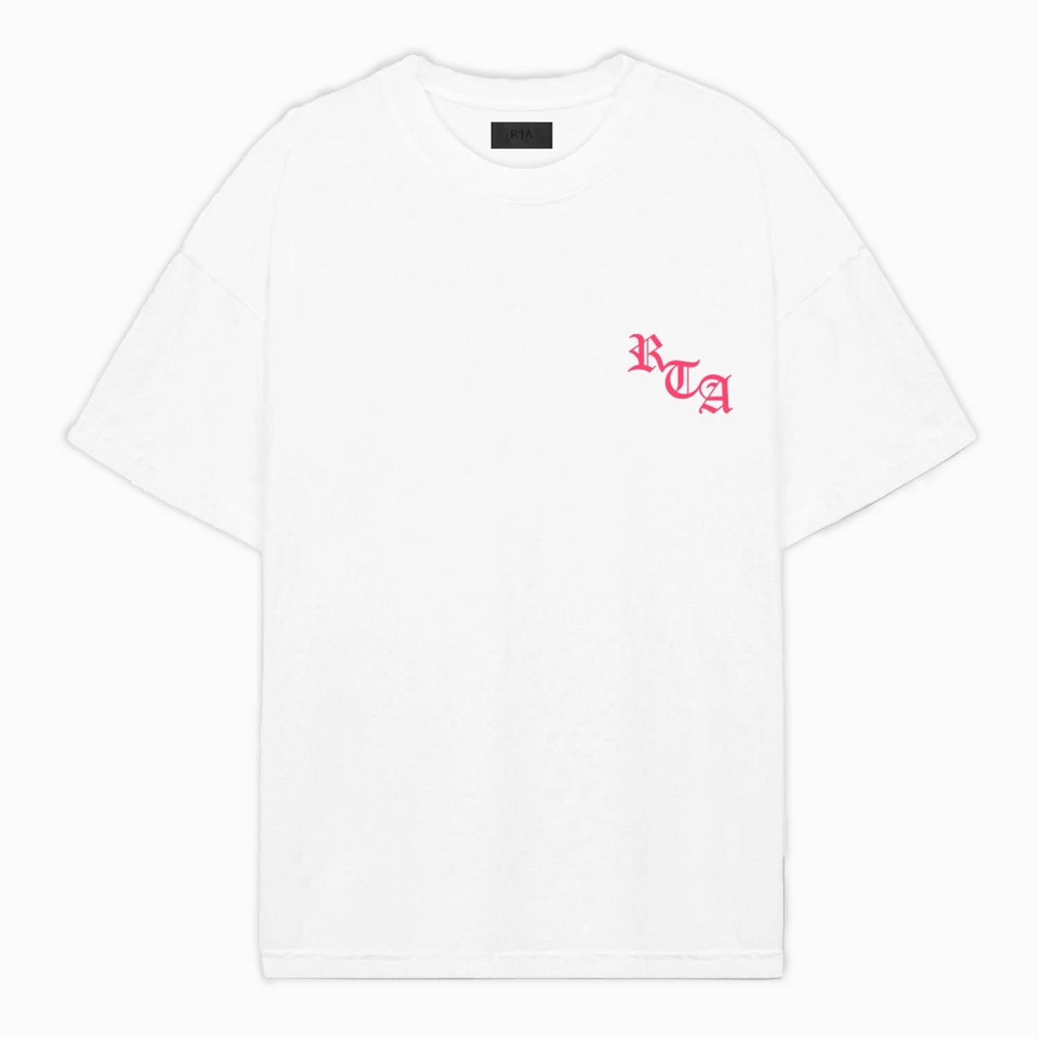 Men's Ashes Pink In White T Shirt