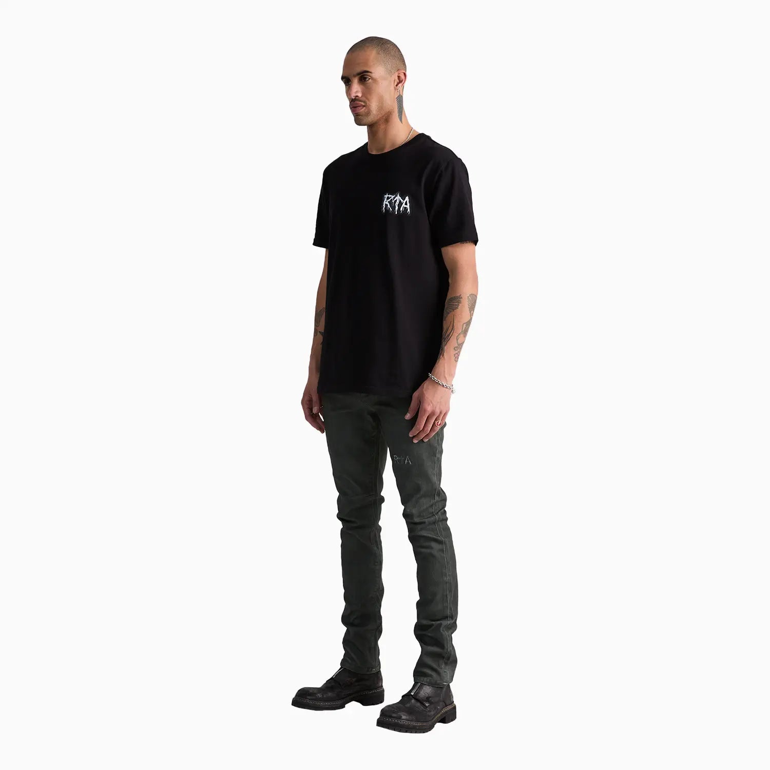 Men's Bryant Dusty Olive Triple Cross Denim Pant