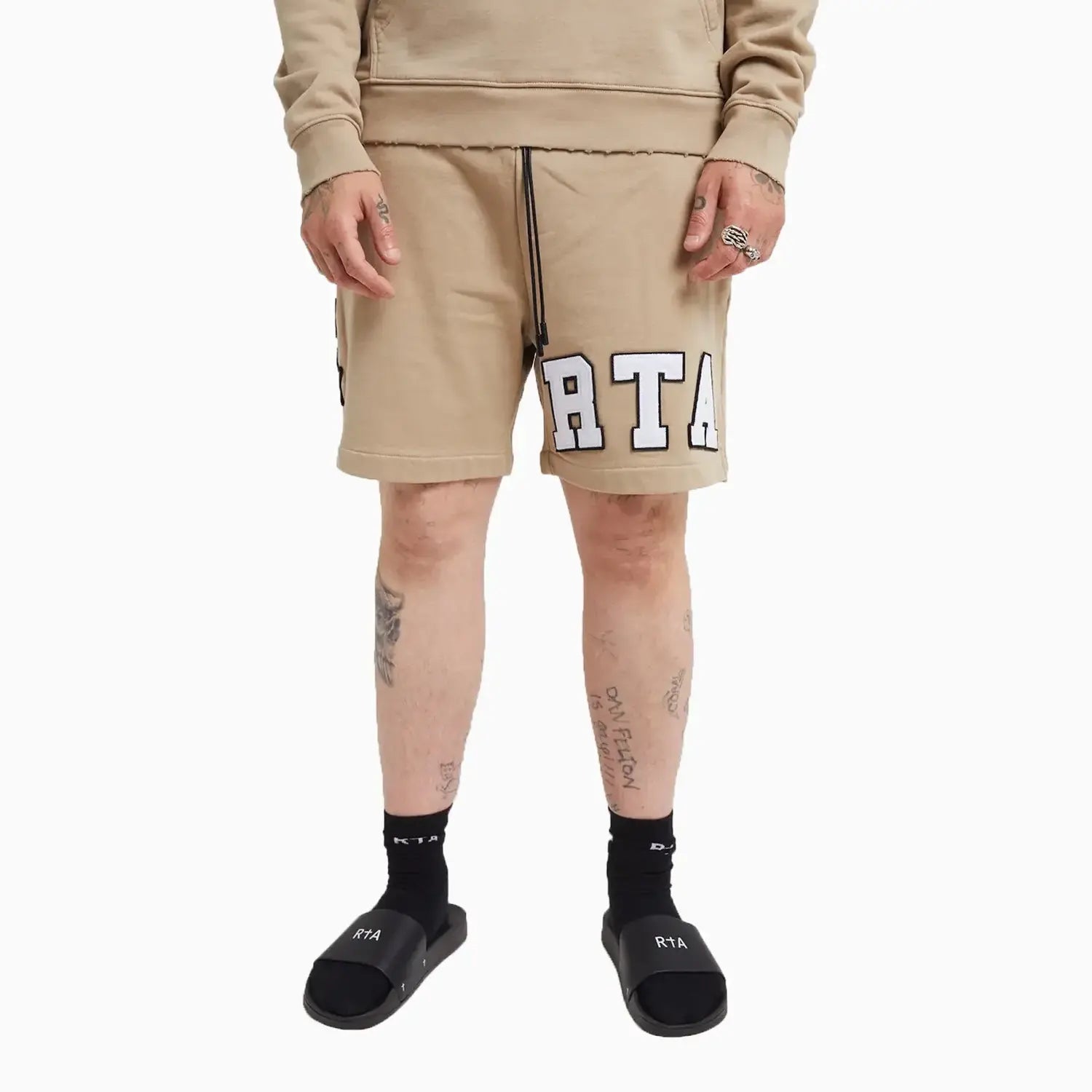 Men's Clyde Nude Collegiate Shorts RTA - Tops and Bottoms USA