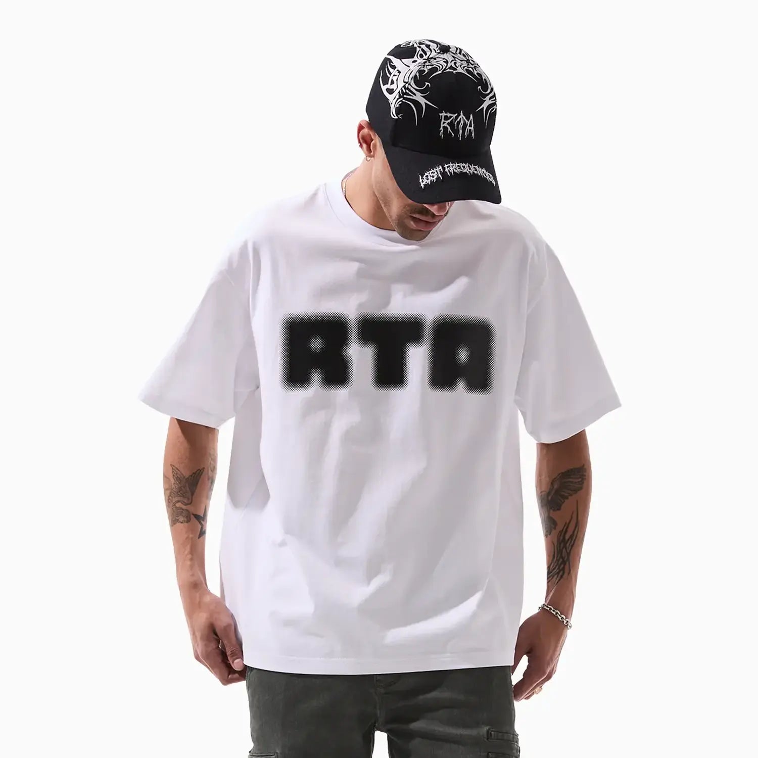 Men's Colin Wjite Radio T-Shirt RTA - Tops and Bottoms USA