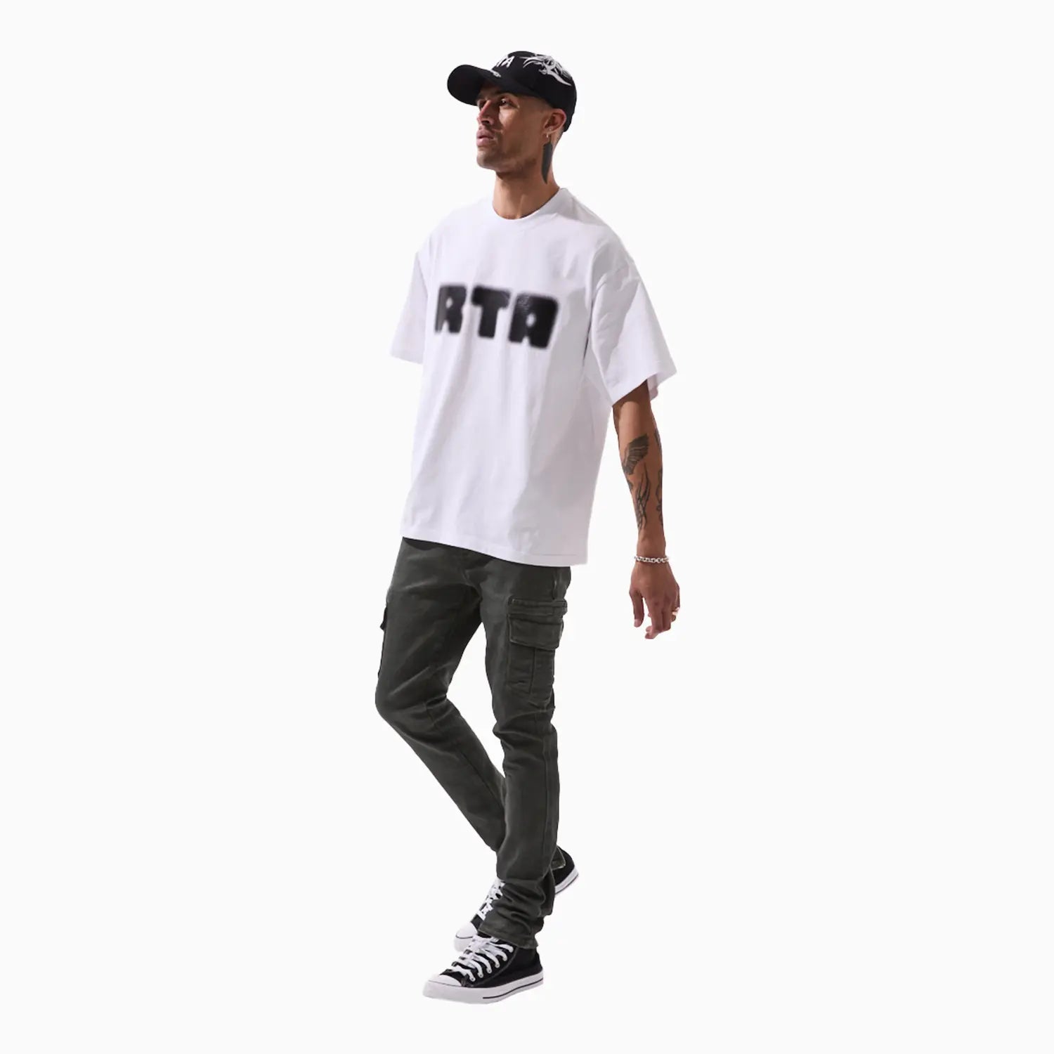 Men's Colin Wjite Radio T-Shirt RTA - Tops and Bottoms USA
