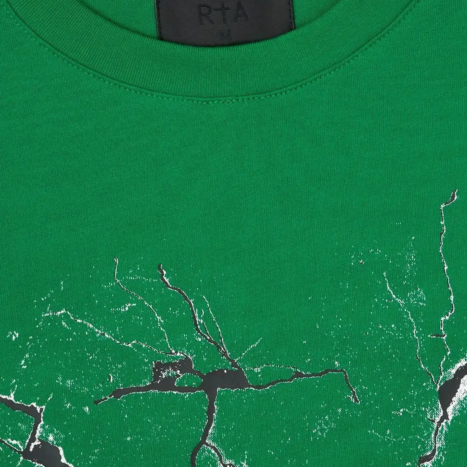 Men's Liam Green Cracked Logo T-Shirt RTA - Tops and Bottoms USA