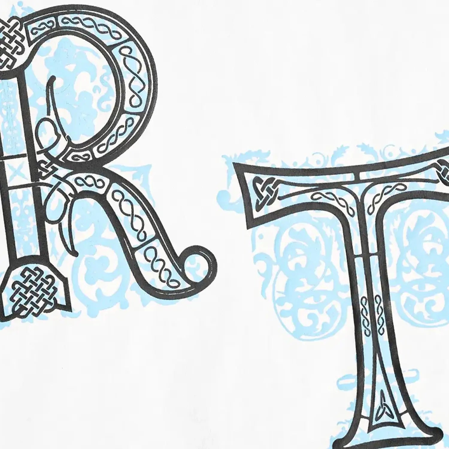 Men's Liam Illuminated Diagonal Logo Crew T-Shirt RTA - Tops and Bottoms USA