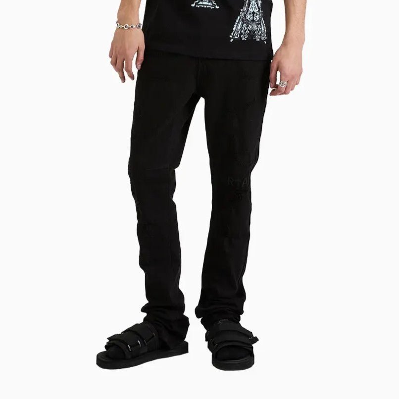 Men's Olivier Scratched Core Denim Jeans Pant RTA - Tops and Bottoms USA