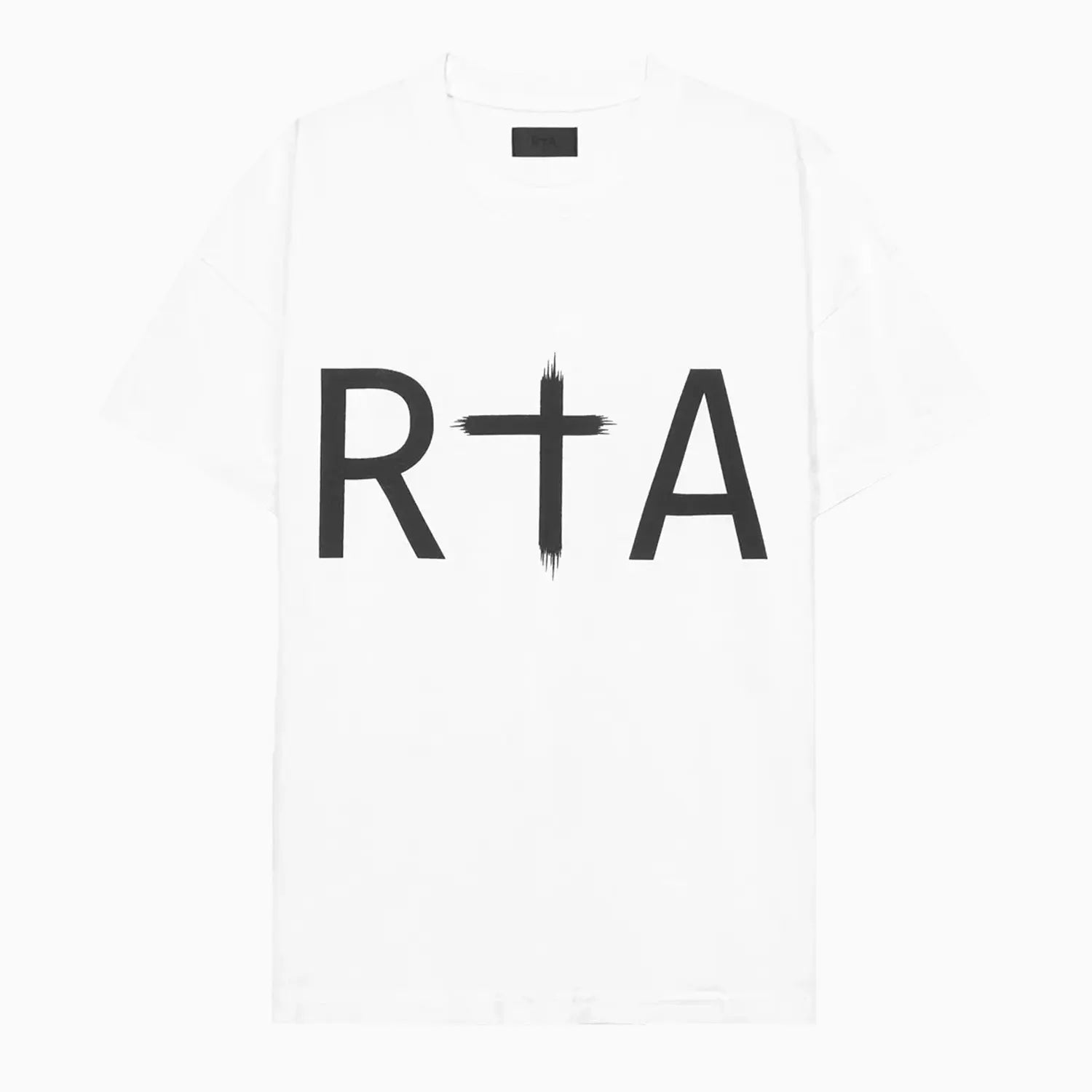 Men's Short Sleeve Black Logo T-Shirt RTA - Tops and Bottoms USA