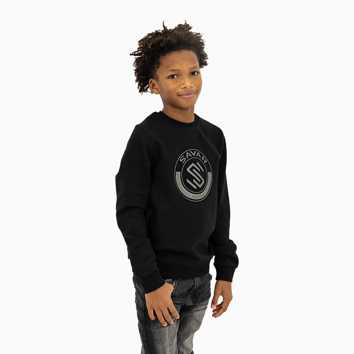 Kid's Circle Crew Neck Sweatshirt Savar - Tops and Bottoms USA