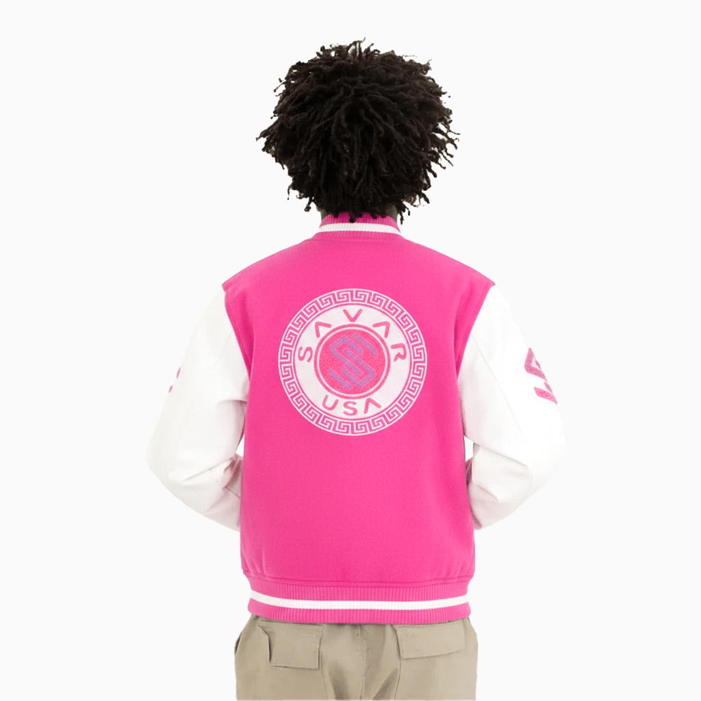 Kid's Circle Wool Varsity Jacket Savar - Tops and Bottoms USA