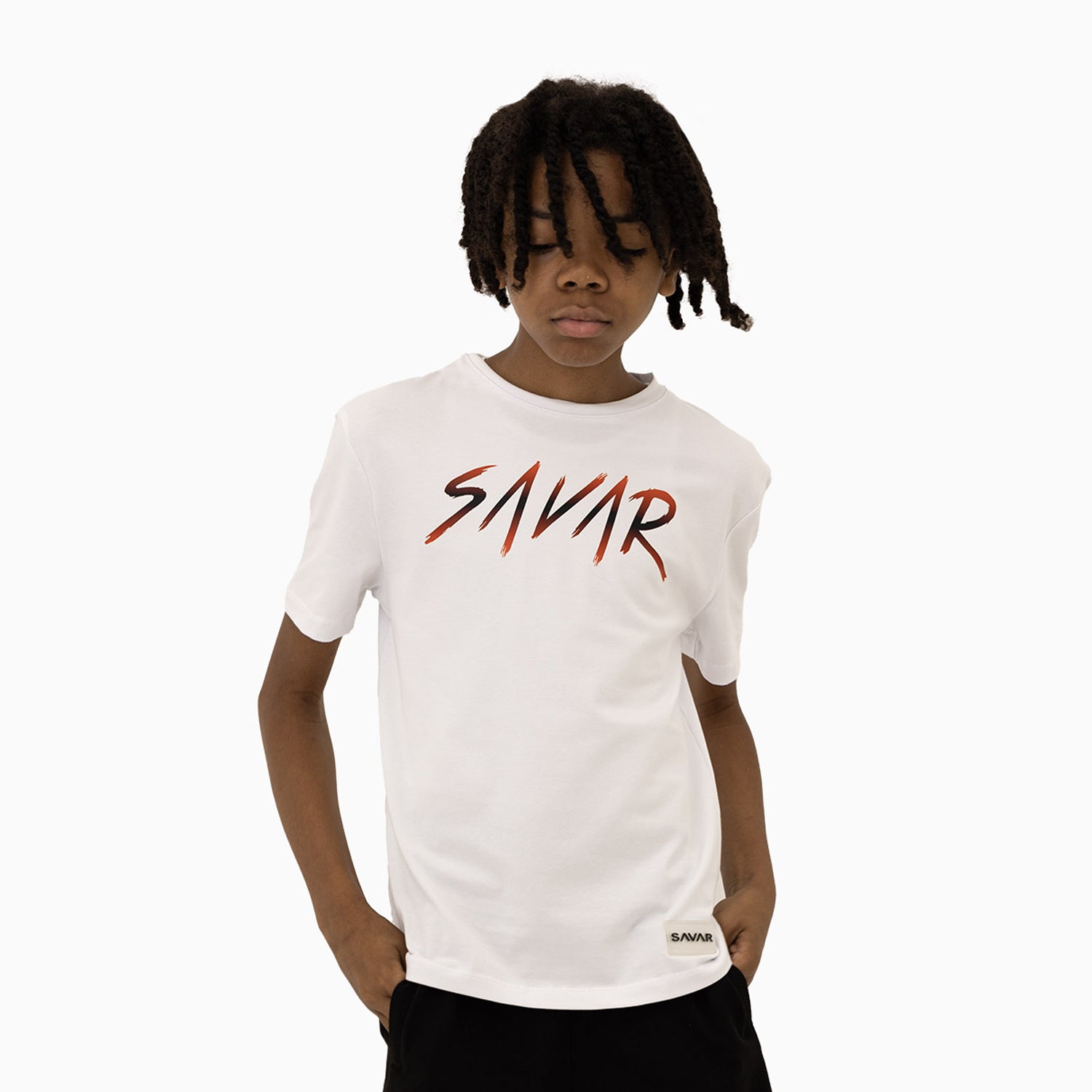 Camiseta de manga corta Savar Signature para niños