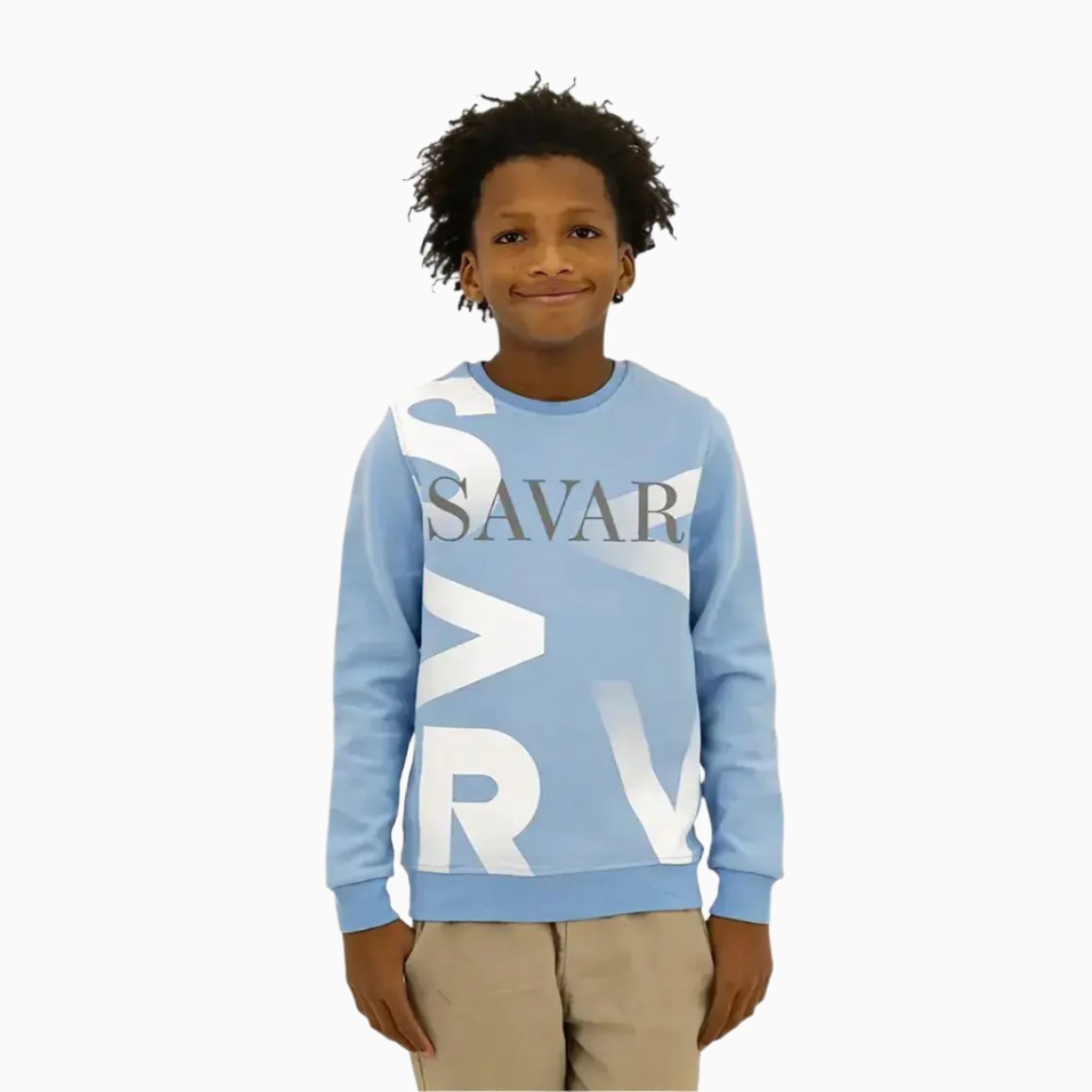Kid's Gradient Crew Neck Sweatshirt Savar - Tops and Bottoms USA
