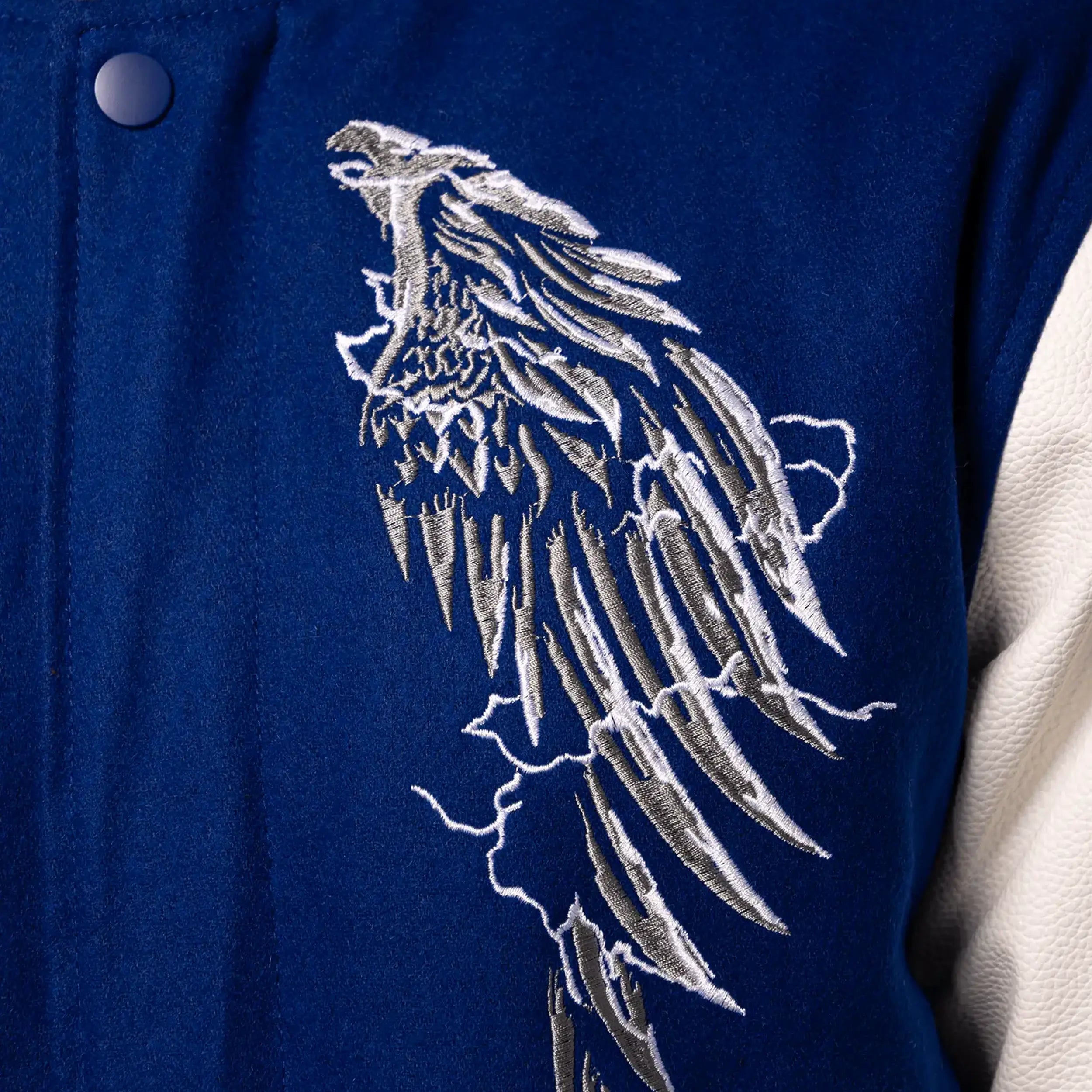 Men's Wings Wool Varsity Jacket Savar - Tops and Bottoms USA