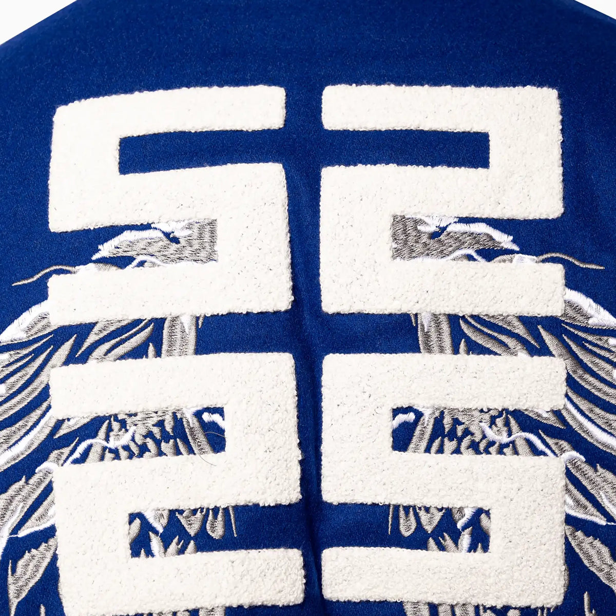 Men's Wings Wool Varsity Jacket Savar - Tops and Bottoms USA