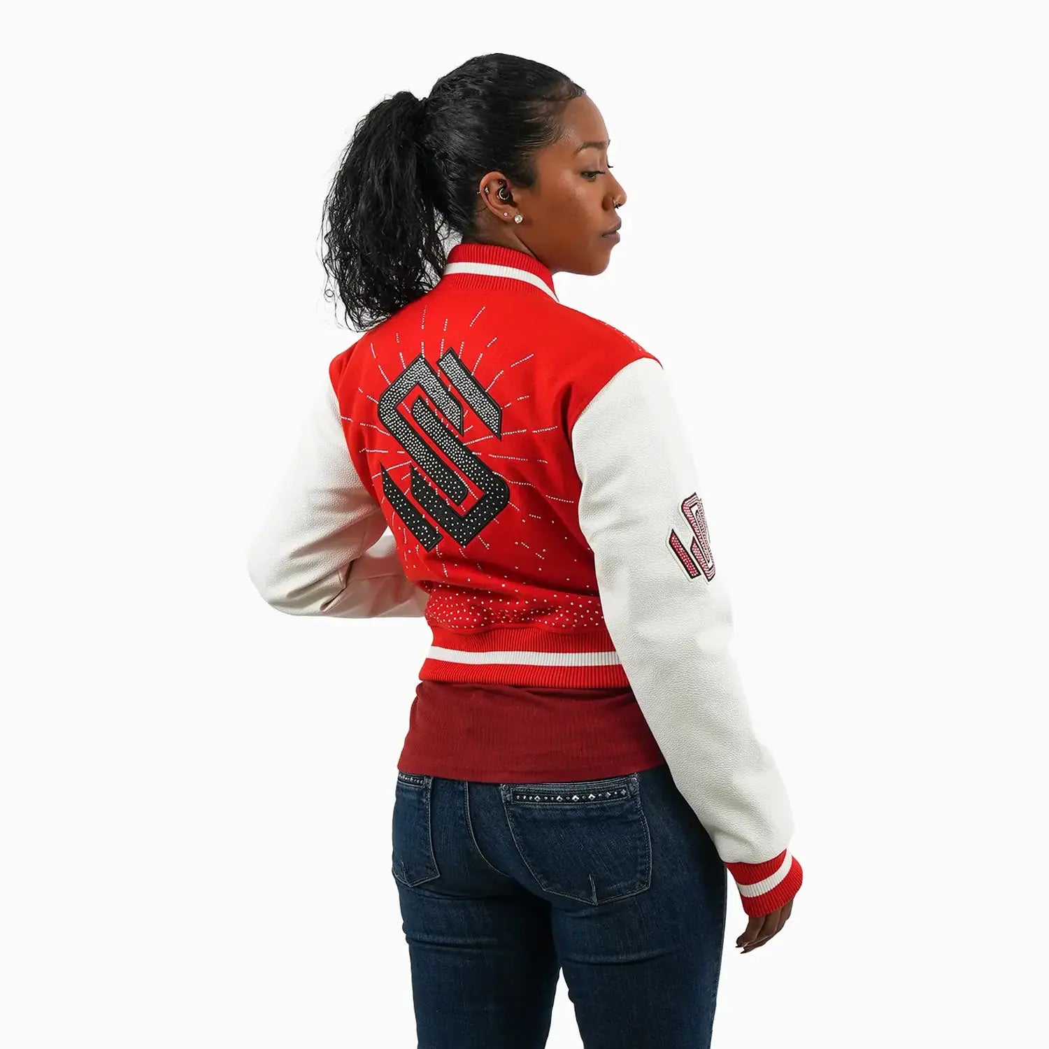Women's Classic Wool Varsity Jacket