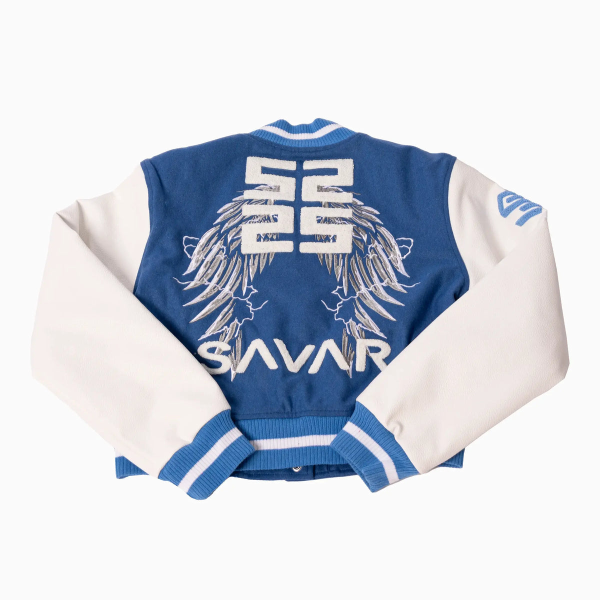 Women's Wings Wool Varsity Jacket Savar - Tops and Bottoms USA