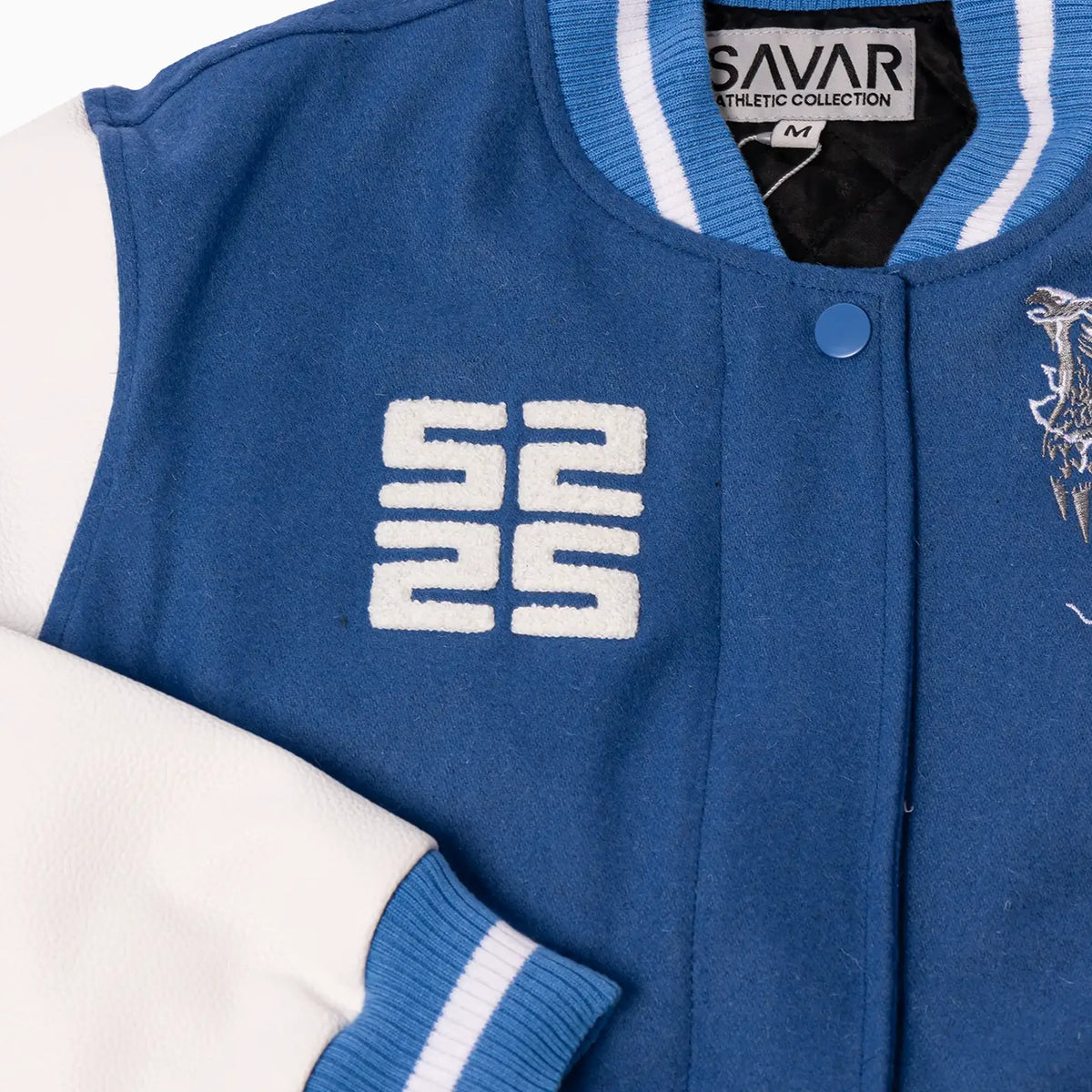 Women's Wings Wool Varsity Jacket Savar - Tops and Bottoms USA